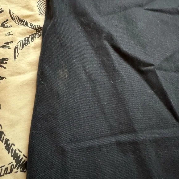 NWT Agolde Ellis Wide Leg Jeans in Crushed Black Size 24 - Picture 8 of 10